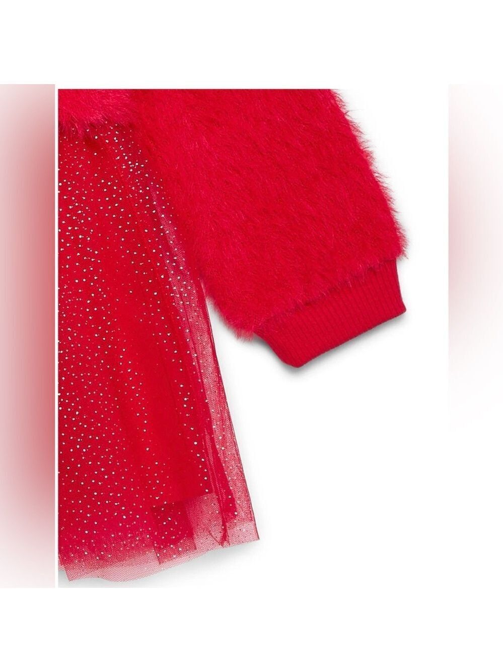 Hello Kitty Red Tutu Sweater Dress Girls 18M Holiday Party - Picture 5 of 14